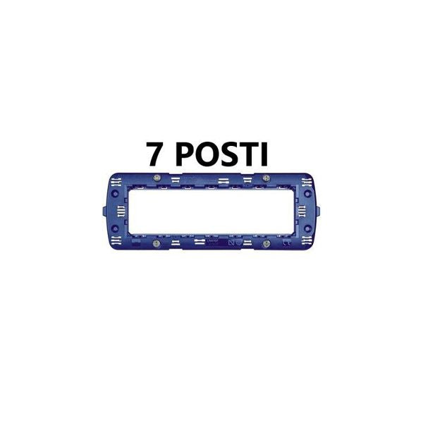 TOT Elettric T1 Supporto 506 7 Moduli Compatibile Living