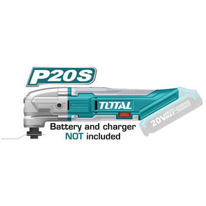 UTENSILE MULTIFUNZIONE TAGLIA/LEVIGA A BATTERIA 20V + ACCESSORI TOTAL TOTTMLI2001