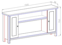 Camino Elettrico da Pavimento 75x150x30 cm Effetto Fiamma 1500W Mozart & Tasmania