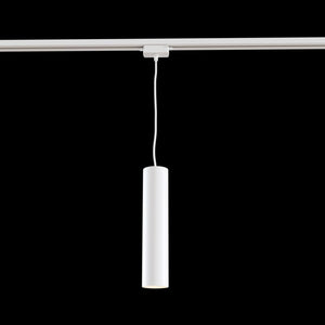 Pendente Per Binario Moderno In Alluminio Bianco 1 Luce