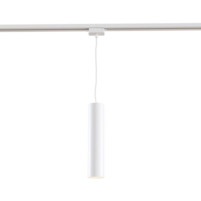 Pendente Per Binario Moderno In Alluminio Bianco 1 Luce