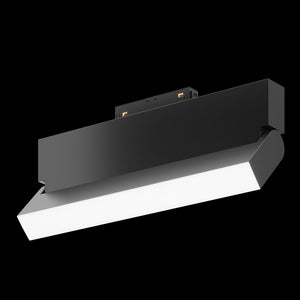 Base Di Illuminazione Basic Rot Binario Moderno Alluminio Nero 20W Luce Naturale