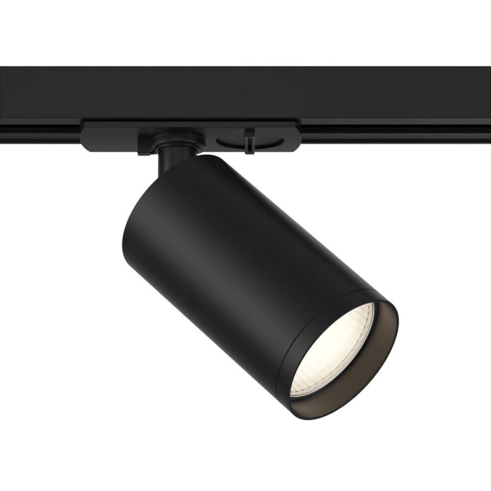 Faretto Per Binario Moderno Focus S Alluminio Nero 1 Luce