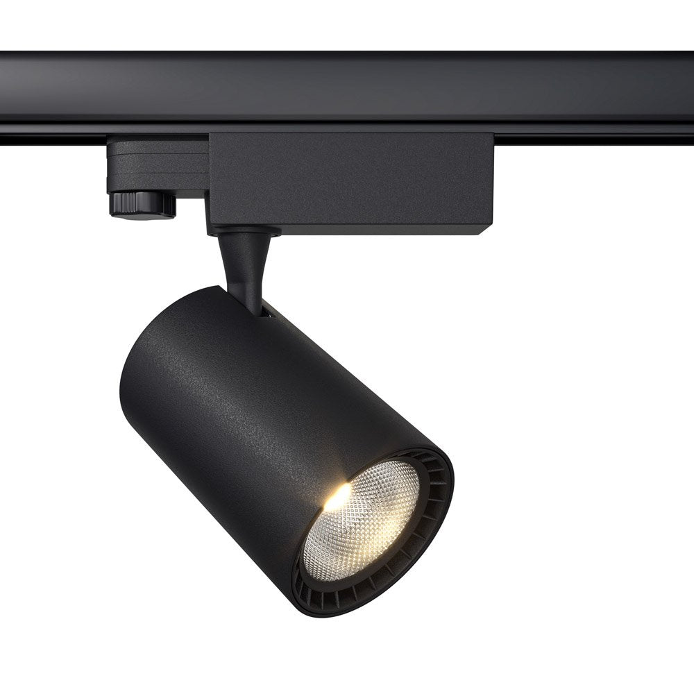 Faretto Per Binario Moderno Vuoro 10W Alluminio Nero 1 Luce Calda