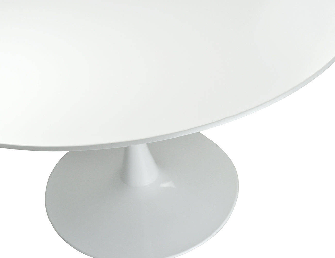 Tavolo rotondo Ø120 cm, tavolo da pranzo tondo mod. Omar - Colore: Bianco - TR08-12OMPM