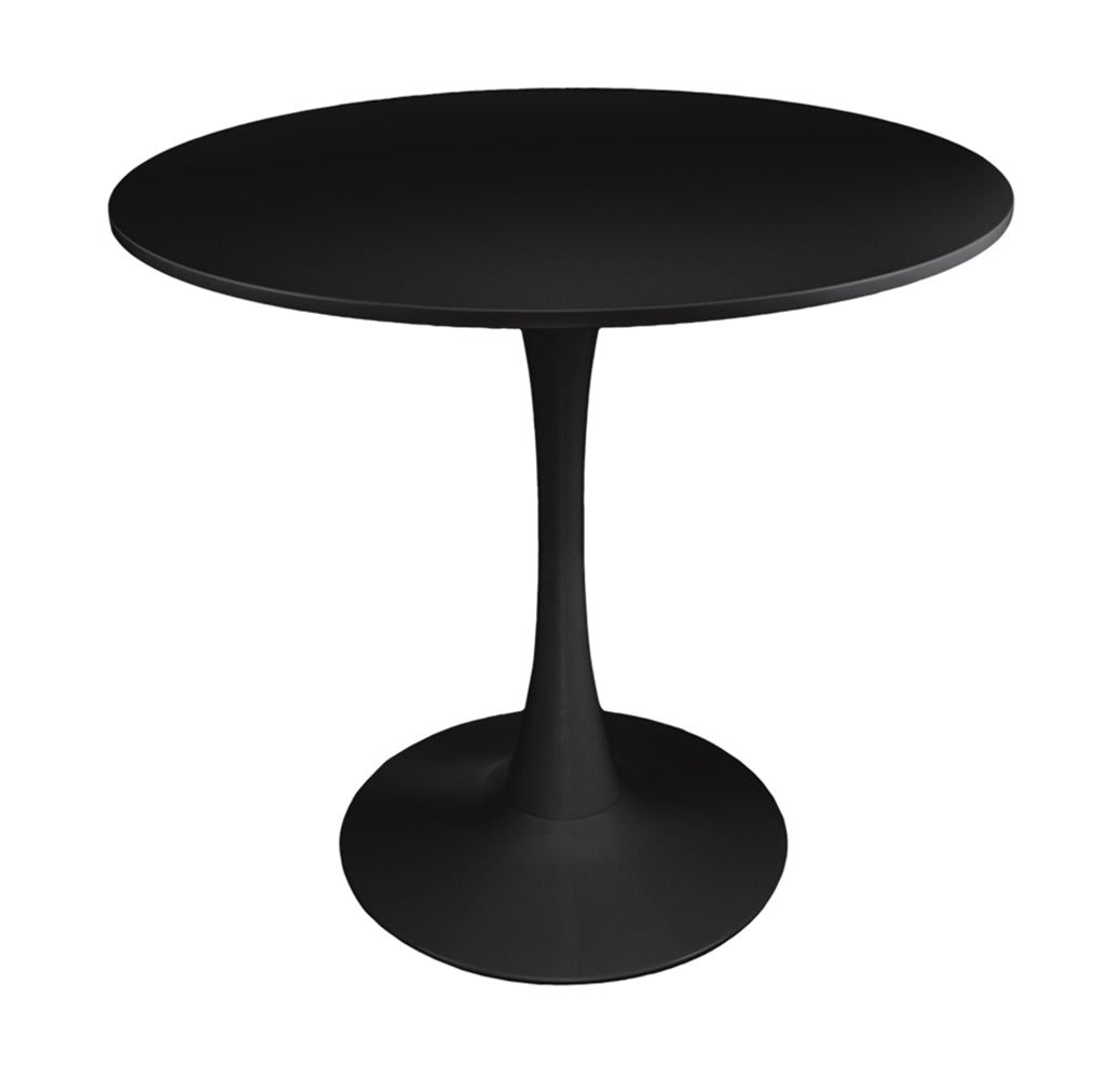 Tavolo rotondo Ø70 cm, tavolo da pranzo tondo mod. Omar - Colore: Nero - TR10-7OMPM