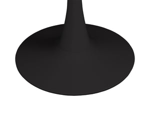 Tavolo rotondo Ø80 cm, tavolo da pranzo tondo mod. Omar - Colore: Nero - TR10-8OMPM