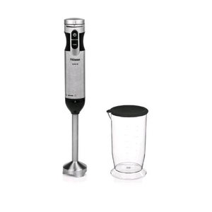 TRISTAR MX-4828 FRULLATORE A IMMERSIONE 1.000W LAME IN ACCIAIO INOX CON CARAFFA GRADUATA 700ML NERO SILVER