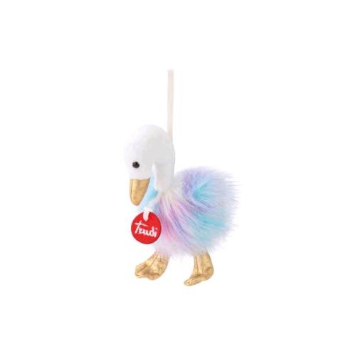 TRUDI PELUCHES CHARM POMPON - CIGNO