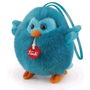 TRUDI PELUCHES CHARM UCCELLINO 8X8X11 CM BLU