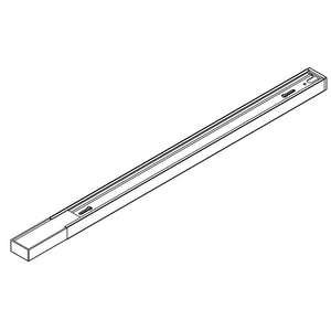 Binario Busbar Trunkings Unity In Alluminio Nero 1 Metro