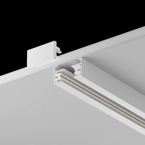 Binario Busbar Trunkings Unity In Alluminio Bianco 2 Metri