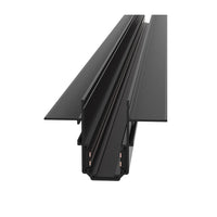 Binario Da Incasso Moderno Busbar Trunkings Exility Con Tappo Alluminio Nero 2M