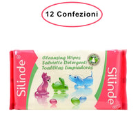 Silinde salviettine per cani e gatti detergenti igienizzanti profumo baby 12 confezioni da 36 salviette