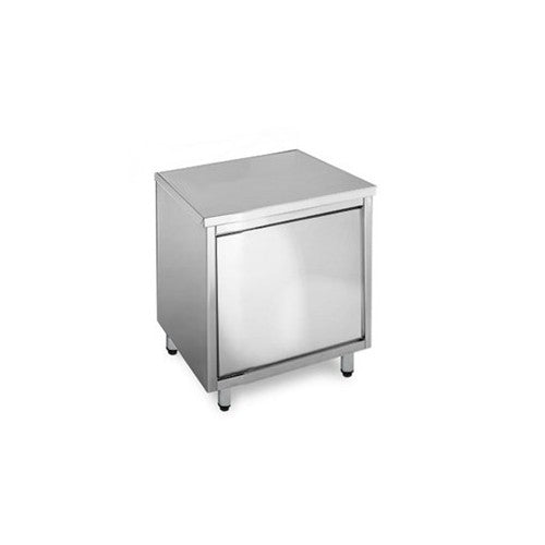 Tavolo 60x70x85 acciaio inox 430 armadiato cucina ristorante pizzeria RS4396