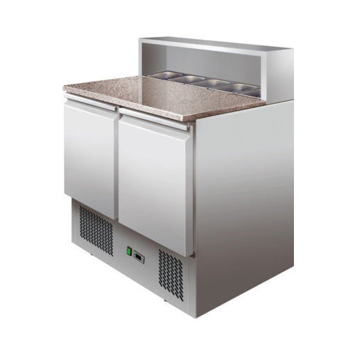 Tavolo frigorifero frigo banco pizza cm 90x70x110 +2 +8 RS1980