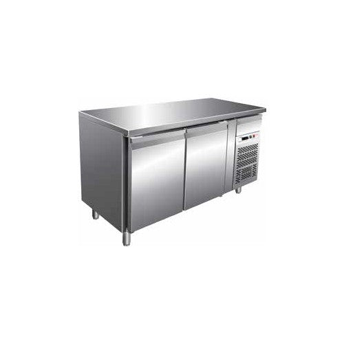 Tavolo frigorifero frigor frigo 2 porte cm 136x60x85 -2 +8 RS1930