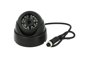 Telecamera 4 Pin Orientabile Snodabile 12V Visione Notturno Con 24 Led Per Interno Camion Furgone Lungo Camper Tir Casa