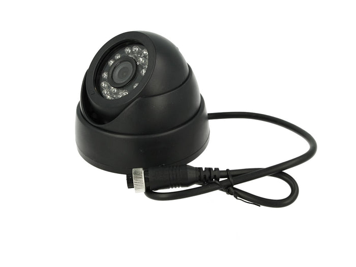 Telecamera 4 Pin Orientabile Snodabile 12V Visione Notturno Con 24 Led Per Interno Camion Furgone Lungo Camper Tir Casa