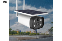 Telecamera Con Pannello Solare Batteria Wifi IP Esterno 4 LED IP67