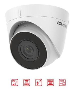 Telecamera Dome Turret IP 2MP 2,8mm Audio Microfono IP67 IR30 Rilevazione movimento 2.0 Hikvision