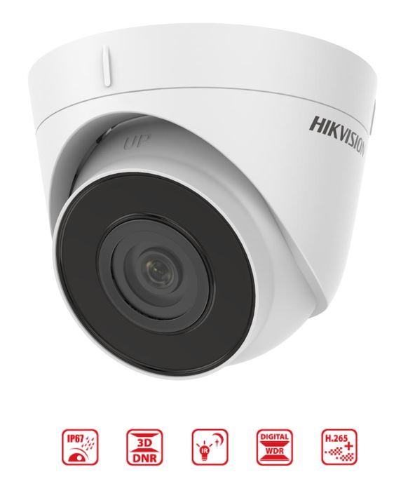 Telecamera Dome Turret IP 2MP 2,8mm IP67 IR30 Rilevazione movimento 2.0 Hikvision