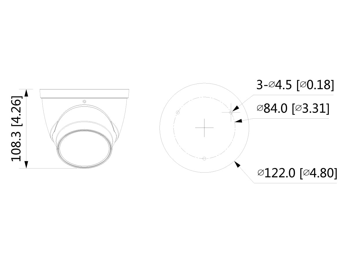 Telecamera IP Dome 4MP Ottica Varifocale 2.7-13.5mm PoE IP67 Dahua DH-IPC-HDW2431T-ZS-S2