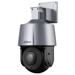 Telecamera PTZ IP 4MP, zoom 5x, ottica 2.7-13.5mm, IR 30mt, Starlight, audio bidirezionale, deterrenza attiva (audio/led bianco), SMD Plus, Perimeter Protection, MicroSD, IP66, PoE