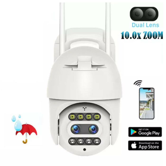 Telecamera Wireless Wifi Ip Ptz Motorizzata Zoom 10x Visione Notturna Autotracking Humanoid Full Color SD Q-S2000