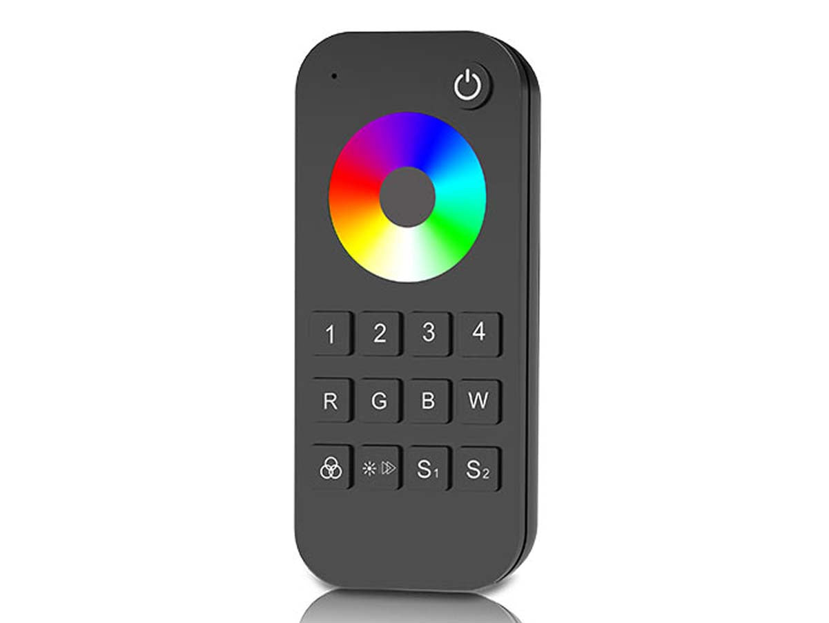 Telecomando RF 2.4GHz Radiocomando RGB Con Disco Touch Per 4 Zone Magnetico Compatibile Con Alimentatore Skydance