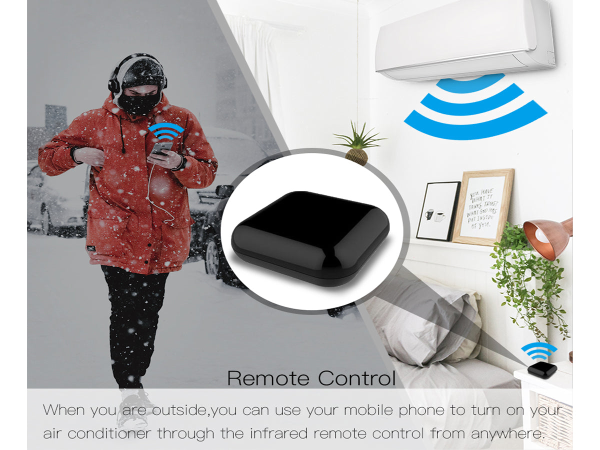 Telecomando WiFi Universale Smart Remote Controller IR RF 433MHz 315MHz Compatibile Con Alexa e Google Home