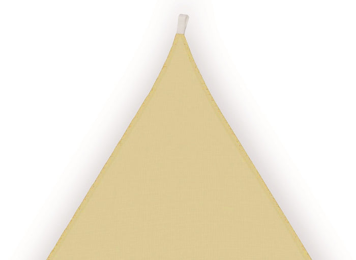 Tenda a vela parasole, ombreggiante, in poliestere impermeabile 5x5x5mt beige Fredi