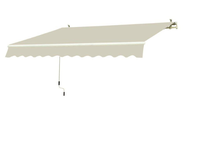 Tenda da sole a parete L.300xH.200cm, in poliestere 280 gr/mÂ² beige Fredi