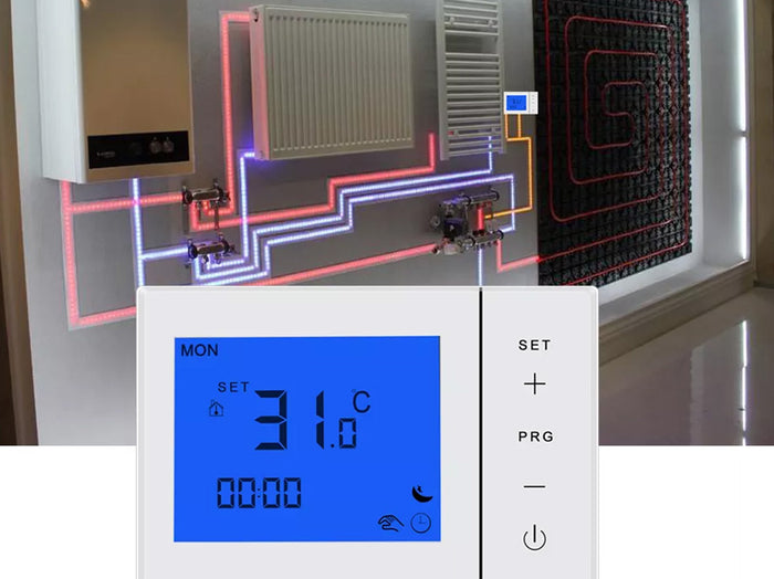 Termostato Zigbee Digitale Programmabile Per Caldaia A Gas Murale Da Parete Scatola 503 Compatibile Con Amazon Alexa Echo Google