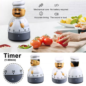 Timer Da Cucina Forma Cuoco 5,8X10,3cm