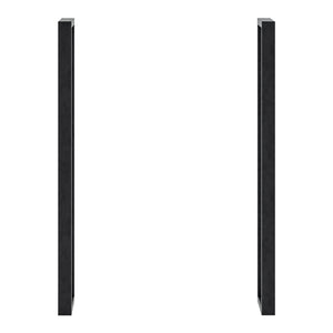 Set di 2 Gambe Kauniainen per Mobili Fai da Te Altezza 87 cm Acciaio Nero [en.casa]