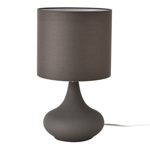 Lampada da Comodino 'Pilgrimstad' - Altezza: 34 cm - Antracite [lux.pro]