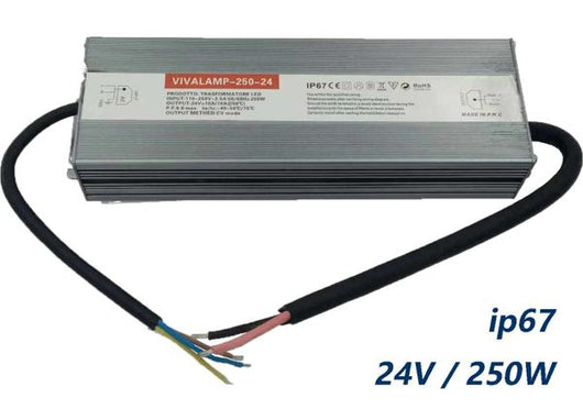 Trasformatore led 250w Alimentatore Led 24v DC Per Striscia e Lampadine Driver 220V