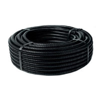 Tubo Corrugato Pieghevole Flessibile diametro 16mm Nero con Sonda Tirafilo ECTC1516T