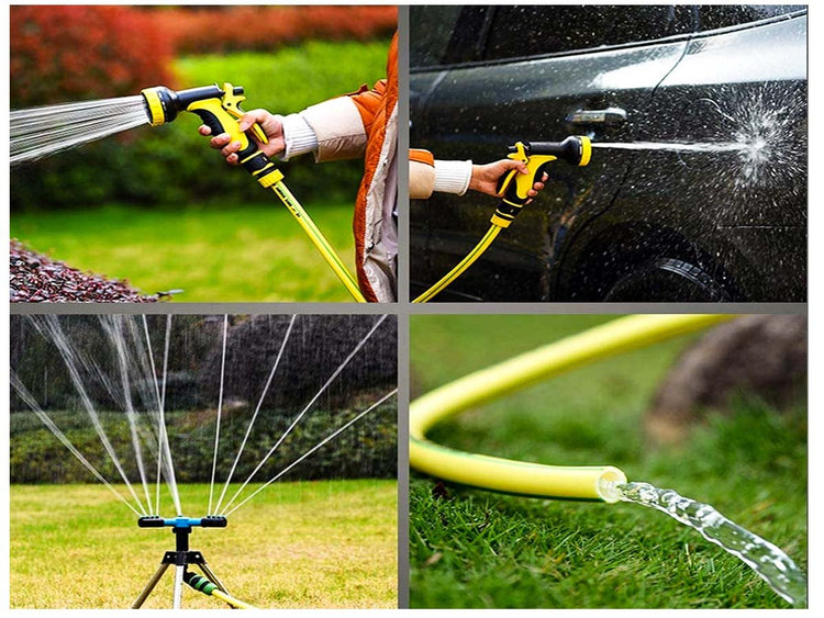 Tubo Irrigazione 3 Strati In PVC Retinato 1/2'' 12,5mm 15 Metri Tubo Flessibile da Giardino Uso Professionale