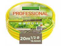 Tubo Irrigazione 3 Strati In PVC Retinato 1/2'' 12,5mm 20 Metri Tubo Flessibile da Giardino Uso Professionale