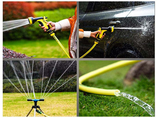 Tubo Irrigazione 3 Strati In PVC Retinato 1/2'' 12,5mm 20 Metri Tubo Flessibile da Giardino Uso Professionale