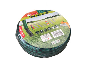 Tubo Irrigazione Retinato 3 Strati Nero Verde 1/2'' 12,5mm 15 Metri Tubo Flessibile da Giardino