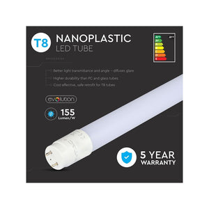 Tubo Led T8 G13 150cm 140lm/W 15W 2150lm Neutro 4000K Super Luminoso Massimo Risparmio Energetico SKU-216481