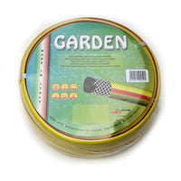 Tubo gomma giardino canna acqua 1/2 " x 25 mt  MADE IN ITALY  rinforzato irrigazione casa orto giardino cantiere.