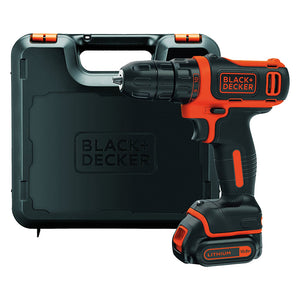 TRAPANO AVVITATORE A BATTERIA 'BDCDD12K-QW' 10,8V - 1,5 ah Litio BLACK DECKER