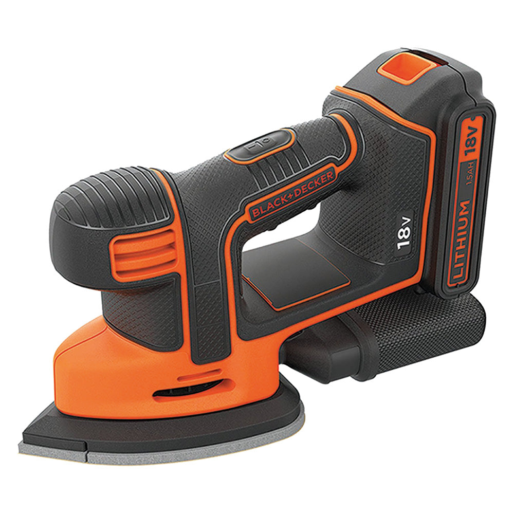 LEVIGATRICE MOUSE A BATTERIA 'BDCDS18-QW' 18V - 1,5 Ah Litio BLACK DECKER