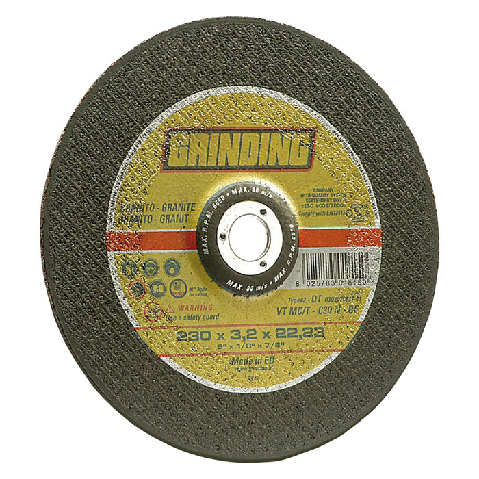 MOLA ABRASIVA PER GRANITO Ã¸ 230 x 3,2 GRINDING 25 PZ