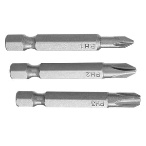 INSERTI PER AVVITATORI PH (3 pz) PH1-2-3 mm 48 STANLEY