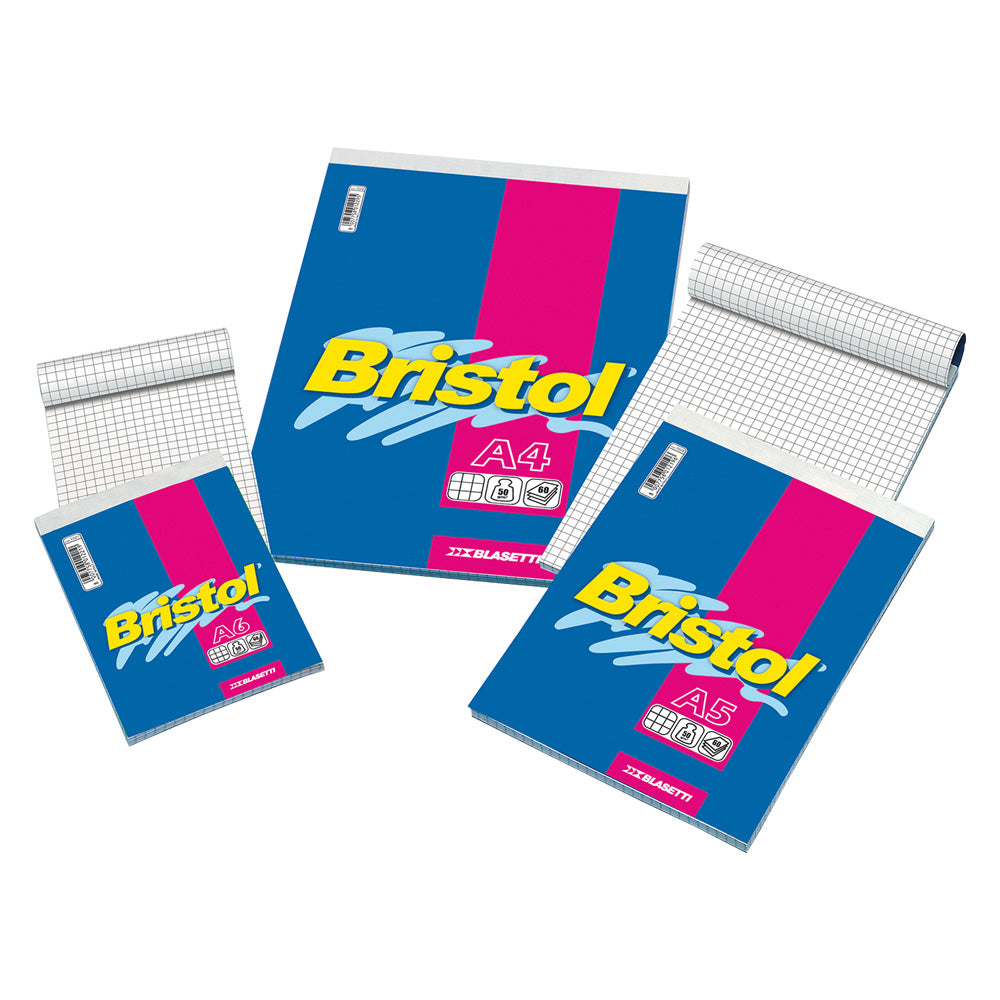 BLOCCO NOTE 'BRISTOL' formato A5 - 60 fogli BLASETTI